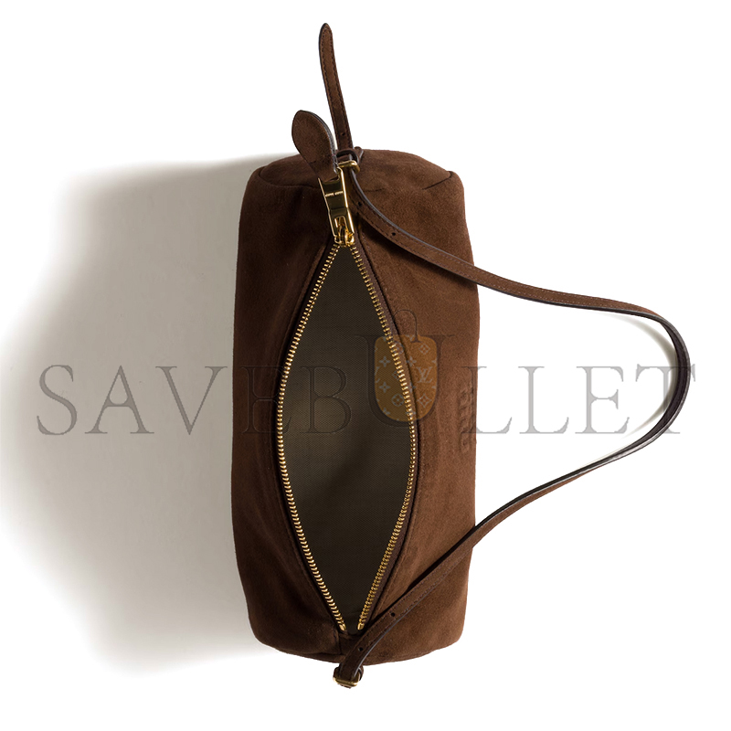 MIU MIU SUEDE LEATHER POUCH 5NE851 (22*9*9cm) MIU MIU SUEDE LEATHER POUCH 5NE851 (22*9*9cm)